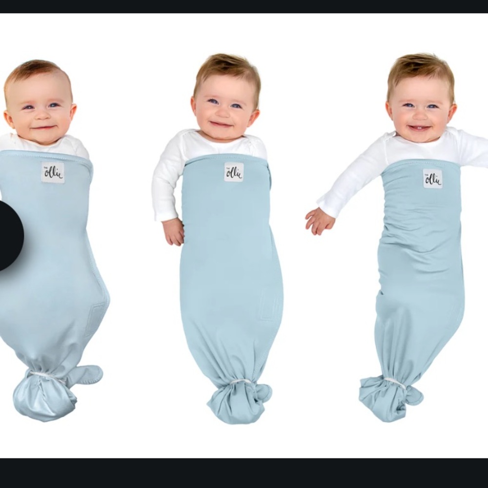 NWT Ollie Sleep Swaddle in Sky Blue
